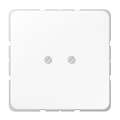 Jung - Obturateur (livré avec support à visser) / CD 500 Blanc