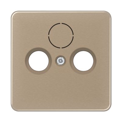 Jung - Enjoliveur pour prise TV-FM-SAT / CD 500 Bronze