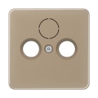 Jung - Enjoliveur pour prise TV-FM-SAT / CD 500 Bronze