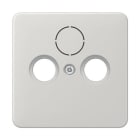 Jung - Enjoliveur pour prise TV-FM-SAT / CD 500 Gris clair