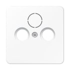 Jung - Enjoliveur pour prise TV-FM-SAT / CD 500 Blanc