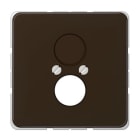 Jung - Enjoliveur pour 2 mini fiches / CD 500 Brun