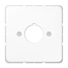 Jung - Enjoliveur pour auxiliaire 22,5 mm / CD 500 Blanc