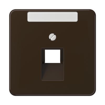 Jung - Enjoliveur pour prise IAE/UAE avec PE / CD 500 Brun