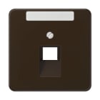 Jung - Enjoliveur pour prise IAE/UAE avec PE / CD 500 Brun