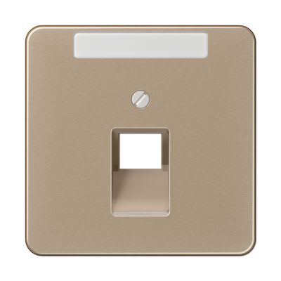 Jung - Enjoliveur pour prise IAE/UAE avec PE / CD 500 Bronze