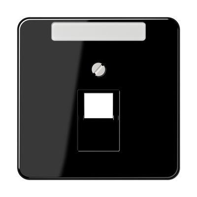 Jung - Enjoliveur pour prise IAE/UAE avec PE / CD 500 Noir