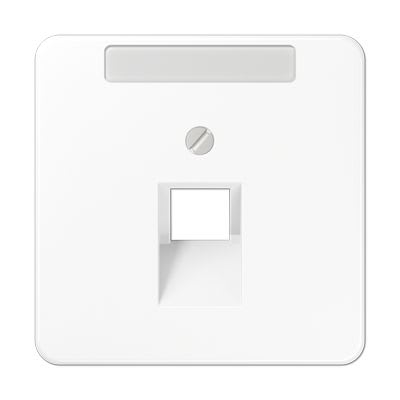 Jung - Enjoliveur pour prise IAE/UAE avec PE / CD 500 Blanc