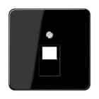 Jung - Enjoliveur pour prise IAE/UAE / CD 500 Noir