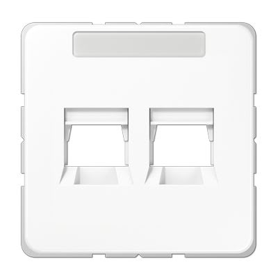 Jung - Enjoliveur pour noyau Modulear-Jack / CD 500 Blanc