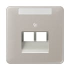 Jung - Enjoliveur pour prise IAE/UAE avec PE / CD 500 Platine
