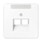 Jung - Enjoliveur pour prise IAE/UAE avec PE / CD 500 Blanc