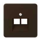 Jung - Enjoliveur pour prise IAE/UAE / CD 500 Brun