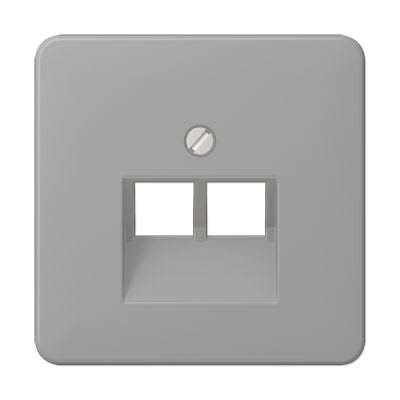 Jung - Enjoliveur pour prise IAE/UAE / CD 500 Gris