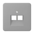 Jung - Enjoliveur pour prise IAE/UAE / CD 500 Gris