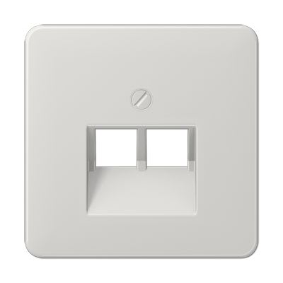 Jung - Enjoliveur pour prise IAE/UAE / CD 500 Gris clair