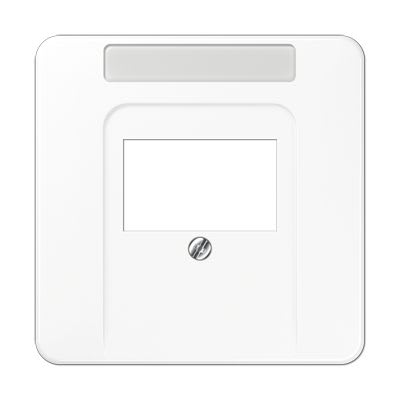 Jung - Enjoliveur pour prise TAE avec PE / Série CD 500 Blanc
