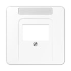 Jung - Enjoliveur pour prise TAE avec PE / Série CD 500 Blanc