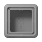 Jung - Boîtier saillie avec cadre 1 poste / CD 500 Gris