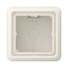 Jung - Boîtier saillie avec cadre 1 poste / CD 500 Ivoire