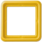 Jung - Cadre de fintion 1 poste / Série CD 500 Jaune