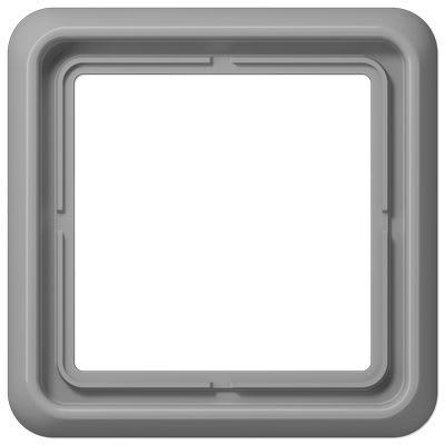 Jung - Cadre de fintion 1 poste / Série CD 500 Gris