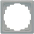 Jung - Cadre de fintion 1 poste goulotte / Série CD 500 Gris