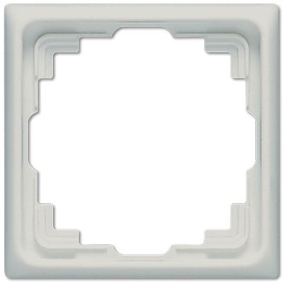 Jung - Cadre de fintion 1 poste goulotte / Série CD 500 Gris clair