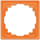 Jung - Cadre de fintion 1 poste goulotte / Série CD 500 Orange