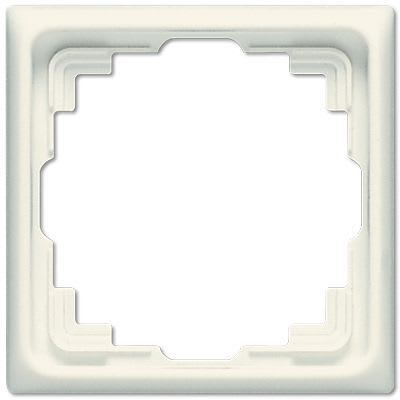 Jung - Cadre de fintion 1 poste goulotte / Série CD 500 Ivoire