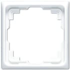 Jung - Cadre de fintion 1 poste goulotte / Série CD 500 Blanc