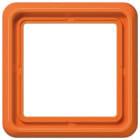 Jung - Cadre 1 poste - CD500 Orange