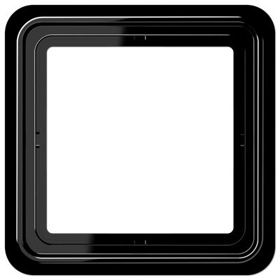 Jung - Cadre de fintion 1 poste / Série CD 500 Noir