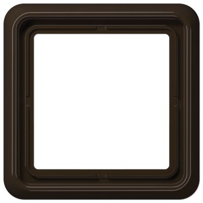 Jung - Cadre de fintion 1 poste / Série CD 500 Brun IP44