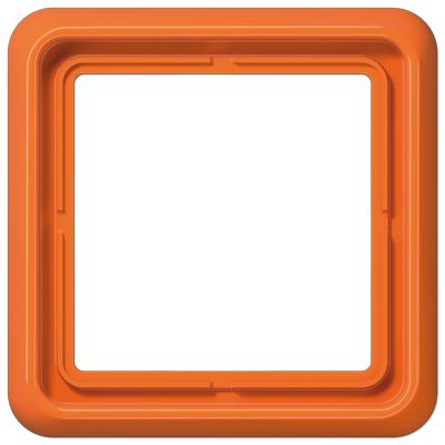 Jung - Cadre de fintion 1 poste / Série CD 500 Orange IP44