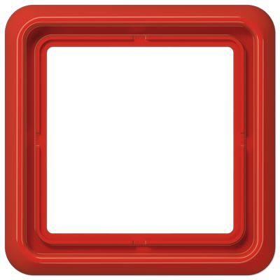 Jung - Cadre de fintion 1 poste / Série CD 500 Rouge IP44