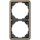 Jung - Cadre de fintion 2 postes / Série CD 500 Bronze