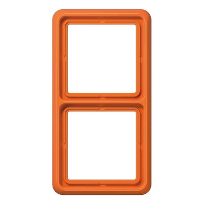 Jung - Cadre 2 postes - CD500 Orange