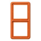 Jung - Cadre 2 postes - CD500 Orange