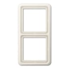 Jung - Cadre de fintion 2 postes / Série CD 500 Ivoire