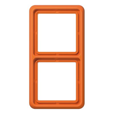 Jung - Cadre de fintion 2 postes / Série CD 500 Orange IP44