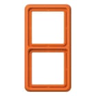 Jung - Cadre de fintion 2 postes / Série CD 500 Orange IP44