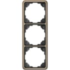 Jung - Cadre de fintion 3 postes / Série CD 500 Bronze