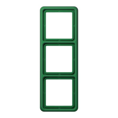Jung - Cadre 3 postes - CD500 Vert