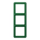 Jung - Cadre 3 postes - CD500 Vert