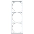 Jung - Cadre de fintion 3 postes goulotte / Série CD 500 Blanc