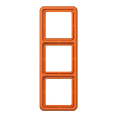Jung - Cadre 3 postes - CD500 Orange