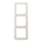 Jung - Cadre de fintion 3 postes / Série CD 500 Ivoire