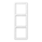 Jung - Cadre de fintion 3 postes / Série CD 500 Blanc IP44