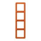 Jung - Cadre de fintion 4 postes / Série CD 500 Orange IP44